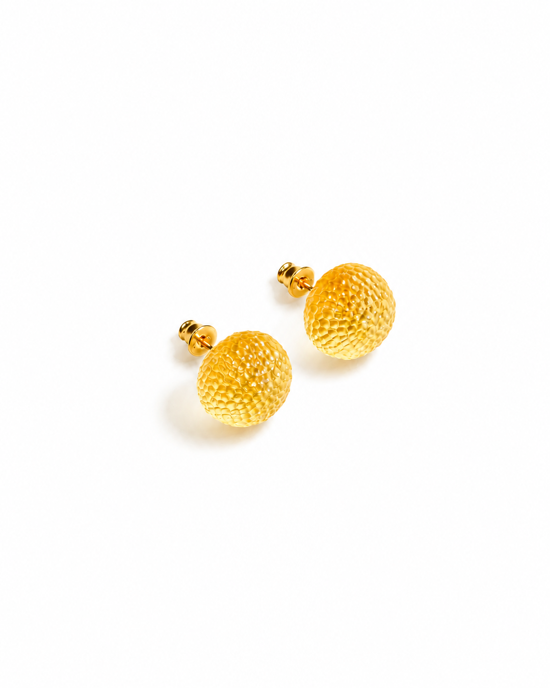 PUCES Baltic amber earrings in silver & gold — cognac snake-skin amber beads, handcrafted in Lithuania — Baltijos gintaro papuošalai, rankų darbas Lietuvoje